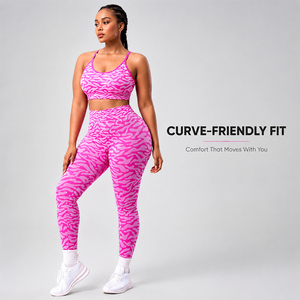 Leggings de Yoga Sin Costuras para Mujer, Cintura Alta, Control de Abdomen, Levanta Glúteos, Secado Rápido, Suaves y Elásticos, Pantalones para Gimnasio, Correr y Hacer Ejercicio - Product Image 1