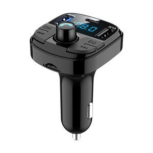 Kit voiture multifonction BT29 <span class=keywords><strong>Adaptateur</strong></span> audio <span class=keywords><strong>Bluetooth</strong></span>/Émetteur <span class=keywords><strong>radio</strong></span> FM/Lecteur MP3/Chargeur de voiture USB Type-C Charge rapide - Product Image 4