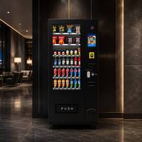 Distributeurs automatiques de snacks pour l'Allemagne – Distributeur ultra-plat 10,1 pouces à 6 voies, R290, prise en charge allemande, SDK, conforme ADA, télécommande