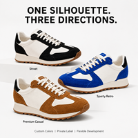 Chaussures de style rétro personnalisées à marque privée, baskets basses unisexe pour le quotidien avec semelle en caoutchouc, chaussures de marche personnalisées OEM ODM