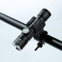 Nouvelle lampe torche USB en alliage d'aluminium 2020, petite et puissante, avec zoom télescopique LED, batterie 18650