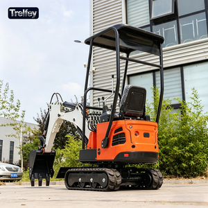 Mini-excavatrice sur chenilles de 0,8 tonne pour le creusement de fosses septiques et de champs d'égouttage pour maisons rurales - Product Image 1