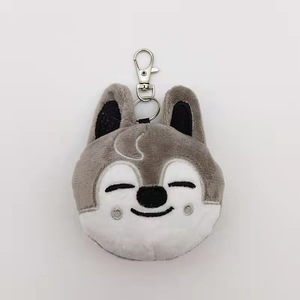 Kpop Cute Plush Animal Small Pendant Hanging Cartoon Doll Key Chain Pendant Girl Heart Backpack Decorative Accessories