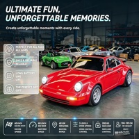 Go Kart Eléctrico Retro Modelo 911, 4 Ruedas, 72V 2500W, Velocidad Máxima 80KM/H, Ruedas de 8 Pulgadas, Freno de Disco Hidráulico, para Uso en Exteriores