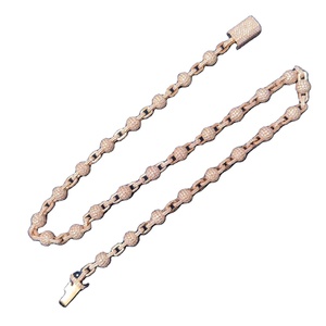 Cadena Cubana de Alta Calidad, Estilo Urbano, con Moissanita, para Uso Unisex, Disponible a Precio de Exportación - Product Image 1