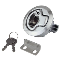 Fournitures de quincaillerie marine : Serrures de pont de yacht de différents styles, accessoires de bateau, serrures rotatives en acier inoxydable