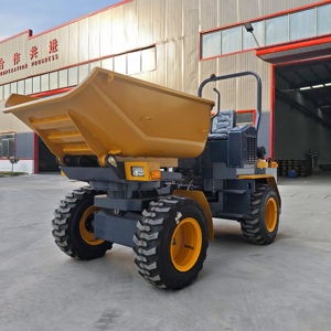 Xe ben mini 4x4 bánh xe, máy xúc lật bánh xe nhỏ gọn, xi lanh thủy lực, xe ben tự đổ, xe ben tự nạp, xoay 180 độ - Product Image 6