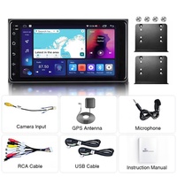 Radio para Auto N3E de 64 GB y 7 Pulgadas con Android 12 para Toyota Corolla, CarPlay, GPS, Navegación, Sistema Multimedia, Reproductor de DVD Estéreo