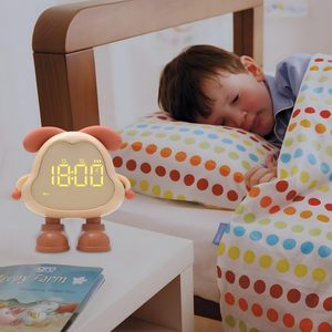 Sveglia per Bambini a Forma di Cane Dora - Orologio Digitale LED <span class=keywords><strong>da</strong></span> <span class=keywords><strong>Comodino</strong></span> con Funzione Sveglia e Luce Notturna |   Dispositivo per l'Addestramento al Sonno (Marrone) - Product Image 6