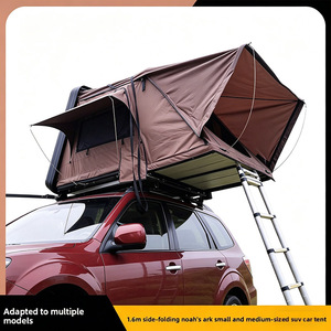 Side-Fold Roof Top Tent Hard <b>Waterproof</b> for SUV & Camping Easy Setup for Outdoor Travel Road Trips - Product Image 3
