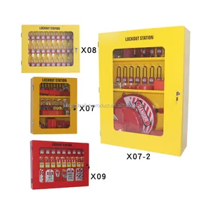 Lockout Safety Safety Metal Lockout Padlock Station LOTO Management Kit Filled