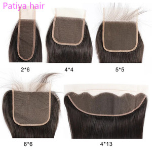 Capelli veri umani per la vendita cina a buon mercato 13x6 pizzo brasiliano sciolto ondulato Pre spiazzo trasparente 13*6 HD pizzo frontale - Product Image 6