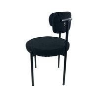 Chaise de banquet en velours capitonnée de qualité supérieure avec pieds en métal, restaurant, café, mobilier de maison, chaise de salle à manger moderne rembourrée