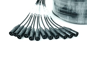 Câble de signal professionnel multicanal 12 canaux, paire torsadée, adaptateur mâle-femelle, faible bruit, léger, <span class=keywords><strong>pour</strong></span> microphone, 3m, 8m, 10m, XLR - Product Image 3