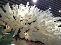 Guirlande de glycines artificielles en soie, 1 m,, Arrangement Floral, à suspendre, pour plafond de mariage