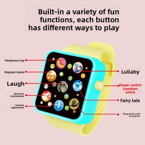 Montre Jouet Éducative en Plastique pour Enfants - Montre Intelligente Musicale avec Contes et <span class=keywords><strong>Poèmes</strong></span> Tang ; Cadeau Idéal pour <span class=keywords><strong>les</strong></span> Enfants <span class=keywords><strong>de</strong></span> 4 à 6 Ans - Vendeur Ambulant - Product Image 2