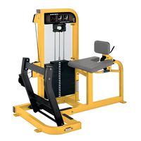 Équipement de musculation et de fitness, équipement d'entraînement de force, machine à extensioins de jambes à sélection de charge par pignon, presse à jambes, machine à mollets horizontale