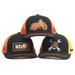 Hochwertige <span class=keywords><strong>Richardson</strong></span> 112 Trucker Caps mit Leder-Patch und Gummi-Patch - Product Image 1