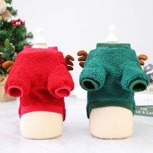 Maglione Natalizio in Pile per Animali Domestici, Motivo <span class=keywords><strong>Babbo</strong></span> <span class=keywords><strong>Natale</strong></span> e Albero <span class=keywords><strong>di</strong></span> <span class=keywords><strong>Natale</strong></span>, <span class=keywords><strong>Costume</strong></span> per Cani, Bestseller per Cani <span class=keywords><strong>di</strong></span> Piccola e Media Taglia - Product Image 4