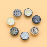Bouton pression en métal avec logo personnalisé OEM Bouton pression en alliage de zinc avec tige pour vêtements thobe musulmans