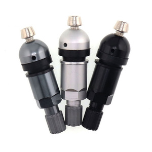 Aluminum Alloy <b>TPMS</b> Valve 55x17mm Tubeless For Car Tire Inflation American Mouth Stainless Steel - Product Image 2