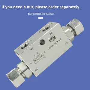 VRDE VBPDE Serie Rohrförmiges Hydraulisches Pilotgesteuertes Rückschlagventil mit Doppelverriegelung 01 F FF 100L/min 30MPa 3/8 Zoll Anschluss 1 Jahr Garantie - Product Image 4