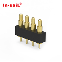 Connecteur à broches de contact à ressort double rangée en acier inoxydable, têtes de broches Pogo haute densité, série SIMPLE, fabrication OEM/ODM