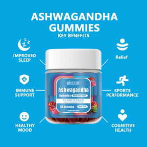 Permen Kunyah Ashwagandha OEM Kunyit L-Theanine <span class=keywords><strong>GABA</strong></span> Magnesium Vitamin D3 B12 - Bebas Gula, Bantu Tidur, Pereda Stres, Pendukung Daya Ingat - Product Image 2