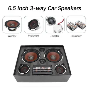 Speakers 3 Way Speakers Car HiFi Audio 3 Way Component Speakers Midrange Tweeter Component Speakers 100w Rms
