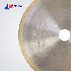 Lame de coupe diamantée ultra-mince de précision en céramique de qualité industrielle Shanghai Nabo, finition revêtue de Ti, 150 mm, 0,2 mm, pressée à chaud - Product Image 3