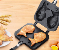 Gaufre de gâteau Taiyaki faisant la machine 220V bon état de haute qualité à vendre prix bon marché