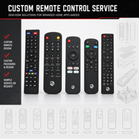 Télécommande universelle tout-en-un 42 touches RCT042 IR RF 2.4G à code fixe, commande vocale, portée 10m, en plastique pour décodeur TV et audio