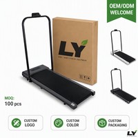 Caminadora Plegable para Uso Doméstico, Capacidad de 120 kg, Máquina Eléctrica para Correr Debajo del Escritorio con Pantalla LED