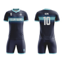 Jersey Sepak Bola Pria Dewasa V-neck Custom Digital Print 100% Polyester, Kaos Klub Seragam Cepat Kering