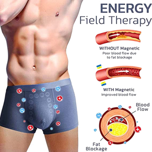 Regalos del Día de San Valentín para hombres, terapia de campo energético de energía magnética, calzoncillos para hombres, Bóxer, pantalones cortos transpirables, ropa interior, calzoncillos - Product Image 4