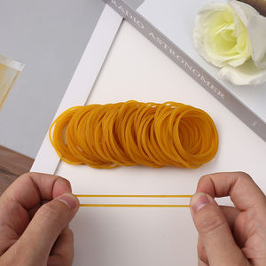 ยางรัดสีเหลืองใส300กรัมแบบกำหนดเองแถบยางธรรมชาติยืดหยุ่นสูงนำกลับมาใช้ใหม่ได้ - Product Image 3