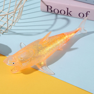 Jouet Squishy Créatif en Silicone Maltose, Animal Marin Mignon Requin, Anti-Stress, Gadget de Décompression pour Jeunes - Product Image 2