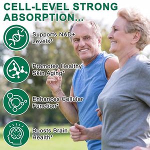 Complément NAD+ Nicotinamide Riboside 910mg en capsules pour hommes et femmes avec Resvératrol Focus Boost - Product Image 5