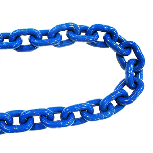 Cadena de Arrastre Soldada de Acero Galvanizado de Alta Calidad, Cadena de Elevación Amarilla de Tamaño Personalizado, Cadenas Soldadas para Transportadores - Product Image 3
