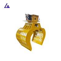 Pinza Hidráulica para Miniexcavadora, Accesorio de Demolición, Clasificación de Chatarra, Manejo de Residuos, Giratoria, CE ISO