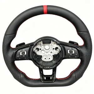 Volant personnalisé pour VW Polo GTI Scirocco GTS GTE GLI R-Line <span class=keywords><strong>Golf</strong></span> <span class=keywords><strong>6</strong></span> MK4 Mk5 MK7 <span class=keywords><strong>GTD</strong></span> CC - Product Image 2