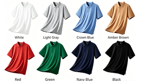 Camisas Polo de Manga Corta para Hombre al por Mayor, de Alta Calidad, con Logotipo Personalizado Bordado, Tejido de Punto, Camisas Polo Personalizadas - Product Image 2