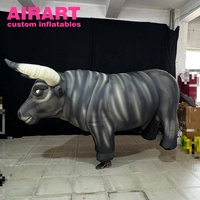 Corrida de mascotte gonflable, Costume d'animal de marche gonflable personnalisé, Costume de taureau gonflable de costume de performance