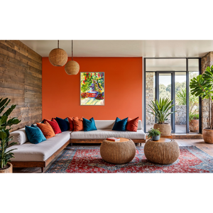 Décoration murale en métal en forme de baril avec motif d'amour pour une sculpture murale durable et un accent intérieur sentimental - Product Image 6