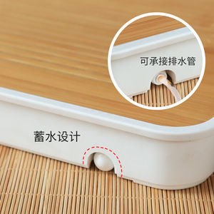 <b>Tea</b> <b>tray</b> for home use, drainable melamine <b>tea</b> <b>tray</b>, simple and luxurious small <b>tea</b> <b>tray</b>, factory wholesale, drainage dry - Product Image 2