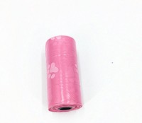 Bolsa de caca de perro de almidón de maíz biodegradable PLA colorida, perfume compostable, bolsas para caca de perro (PH2019), venta al por mayor