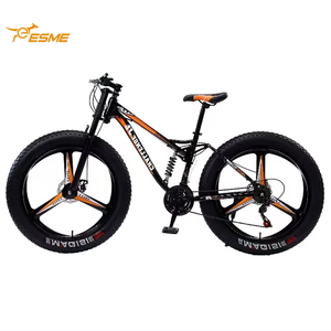 Vélo de montagne tout suspendu à pneus larges 26 pouces avec roues en magnésium à <span class=keywords><strong>3</strong></span> rayons, vélo de neige, double amortisseur, vélo de plage - Product Image 2