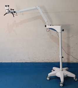 Microscope opératoire <span class=keywords><strong>binoculaire</strong></span> sur pied pour hôpital, grossissement 3X-12X, microscope opératoire ophtalmique mobile - Product Image 5