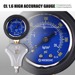 Probador de Compresión de Motor NICECNC para Motores de 2 y 4 Tiempos con Bujías de 10 mm/12 mm/14 mm, Reparación de Motocicletas y ATV - Product Image 5