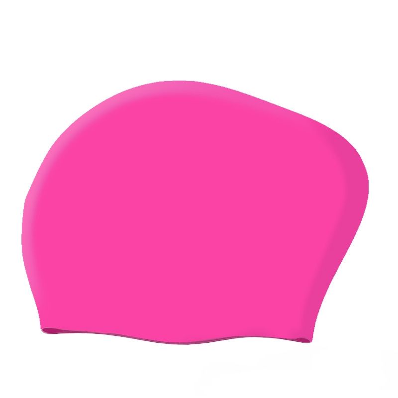 A rose-red long-haired hat